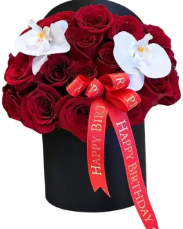Flower Box Scarlet Elegance