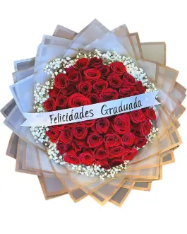 Hand-Tied Bouquet Ruby Charm