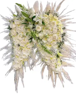 White Angel Wings Sympathy