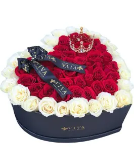 Heart Box Crowned Love