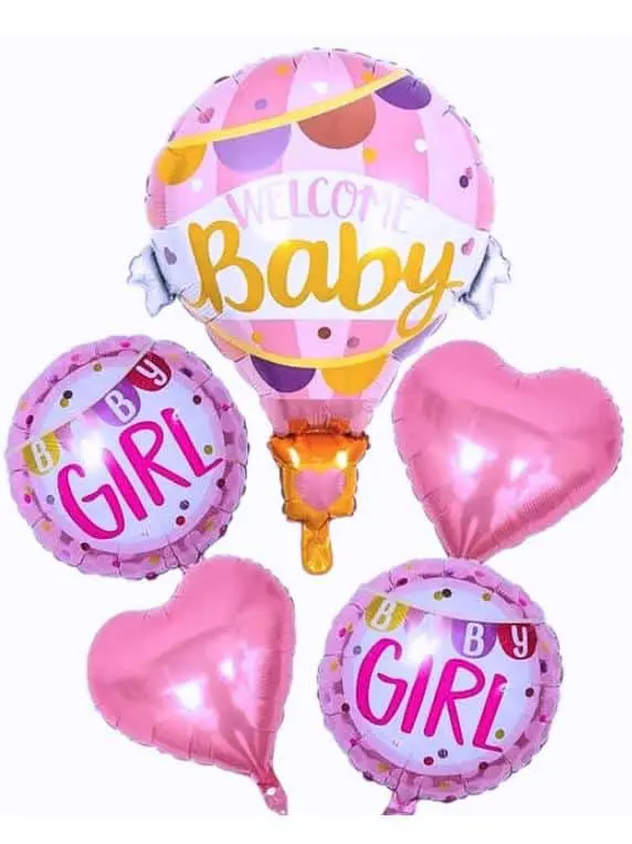 Helium Balloon Baby Girl Newborn
