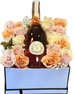 Signature Square Box Wine Blossom