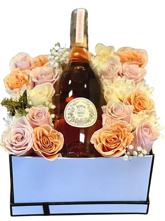Signature Square Box Wine Blossom
