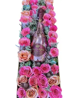 Signature Rosé Toast Rectangle Box